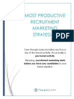 Most Productive Recruitment Marketing Strategies