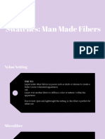Swatches Man Made Fibers Madison Pfaff