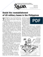 Resist The Reestablishment of US Military Bases in The Philippines