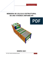 Memoria de Cálculo de Vivienda Unifamiliar