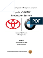 Big Paper-Toyota Vs BMW Production System