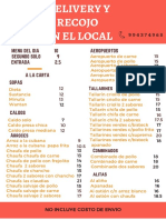 Carta Claudias Actualizada