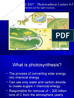 BIOLOGI UMUM 2007:: Photosynthesis Lecture 4-5: Introduction and The Light Reactions