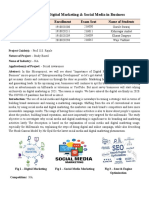 Importance of Digital Marketing & Social Media in Business: Details of Student Enrollment Exam Seat Name of Students