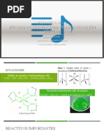 Síntesis y caracterización de compuestos de coordinación simples