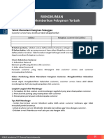 Rangkuman: Teknik Memberikan Pelayanan Terbaik