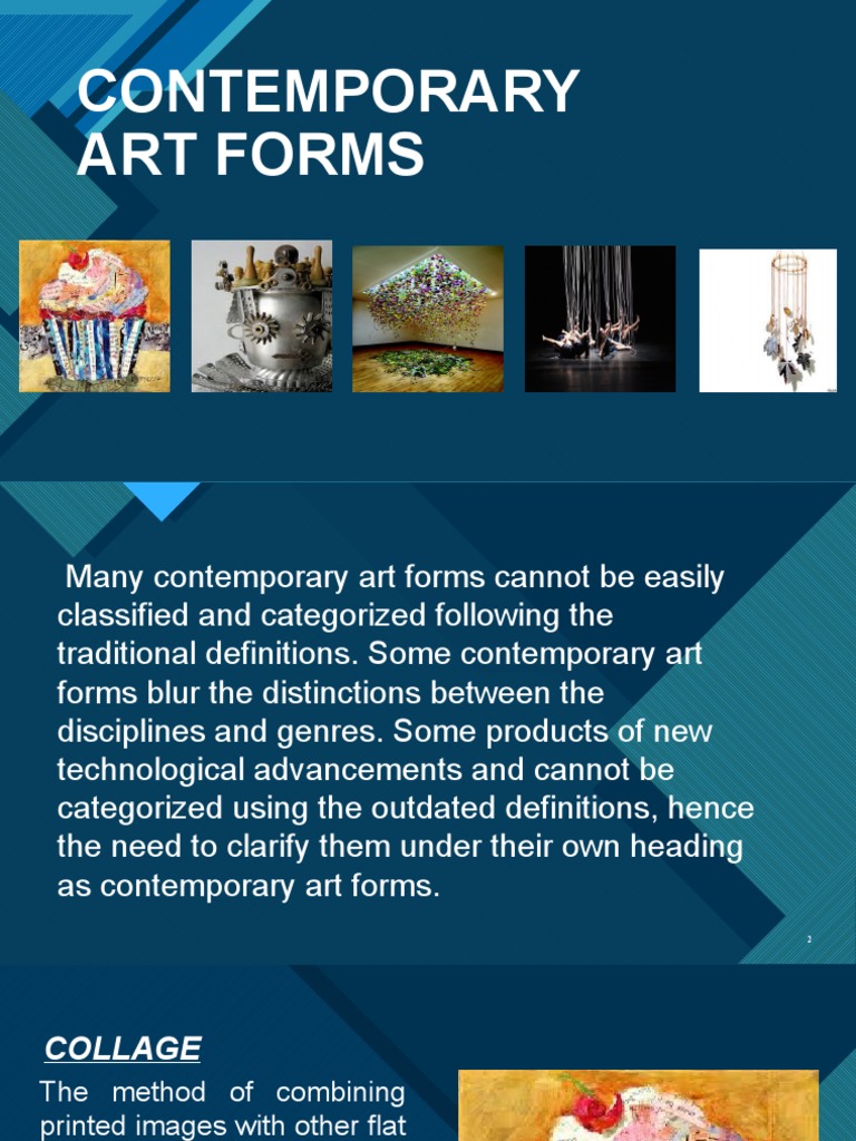 Contemporary Art Forms Click To Edit Master Title Style PDF