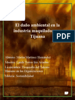 Daño ambiental maquiladoras Tijuana