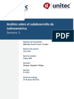 Análisis del subdesarrollo en Latinoamérica