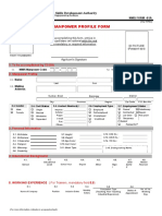 MANPOWER Trainers Profile Form 2016