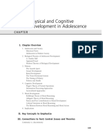 Physical and cognitive development in adolescence