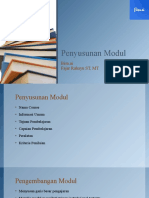 Penyusunan Modul - Materi