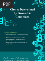 The Circles Determined by Geometric Conditions