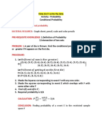 Conditional Probability Activity