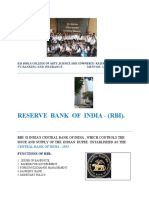 Reserve Bank of India - (Rbi)