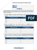 Cuestionario Detección Necesidades Formación