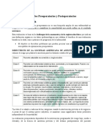 Cuidados Preoperatorios y Postoperatorios