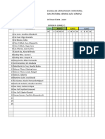 Lista de Asistencia