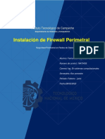 Instalacion de Firewall Perimetral