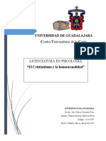 Los Cristianos y La Homosexualidad