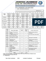 QP 05 - 7 CLASS TIME TABLE - Mech