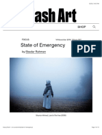State of Emergency - Flash Art