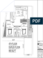 4Th Floor Duplex Floor 900 SQ - FT: Puja Room Family Lounge