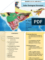 India's Geological Structure in 40 Characters