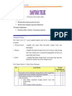 Daftar Tilik Mata, Kulit