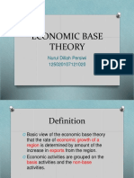 Economic Base Theory: Nurul Dillah Persiwi 125020107121020
