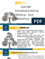 Kuliah Ke 9 Faktor Penyebab Konflik Vertikal Dan Horizontal