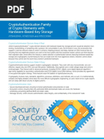 Cryptoauthentication Family of Crypto Elements With Hardware-Based Key Storage