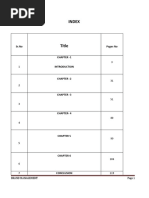 Index: SR - No Pages No Chapter - 1