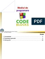 Mediul de Programare Code Blocks