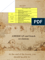 American and French Revolution