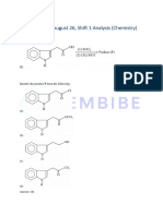 JEE Main 2021 August 26, Shift 1 Analysis (Chemistry)