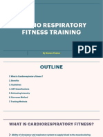 Cardio Respiratory Fitness Training: by Naman Thakur