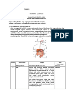 Soal LKPD Sistem Pencernaan Kelas XI