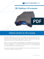 Evixscan 3D Optima+ M Scanner: Optimal Solution For 3D Scanning