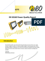 EN 50160 Power Quality Report: Application Note