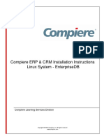 Silo - Tips Compiere Erp CRM Installation Instructions Linux System Enterprisedb