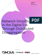 Transport Network Disaggregation Key Open Networking