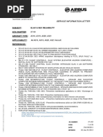 Subject: Elac & Sec Reliability Ata Chapter: AIRCRAFT TYPE: A318, A319, A320, A321 Applicability: References