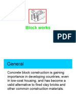 Concret Block, Lecture