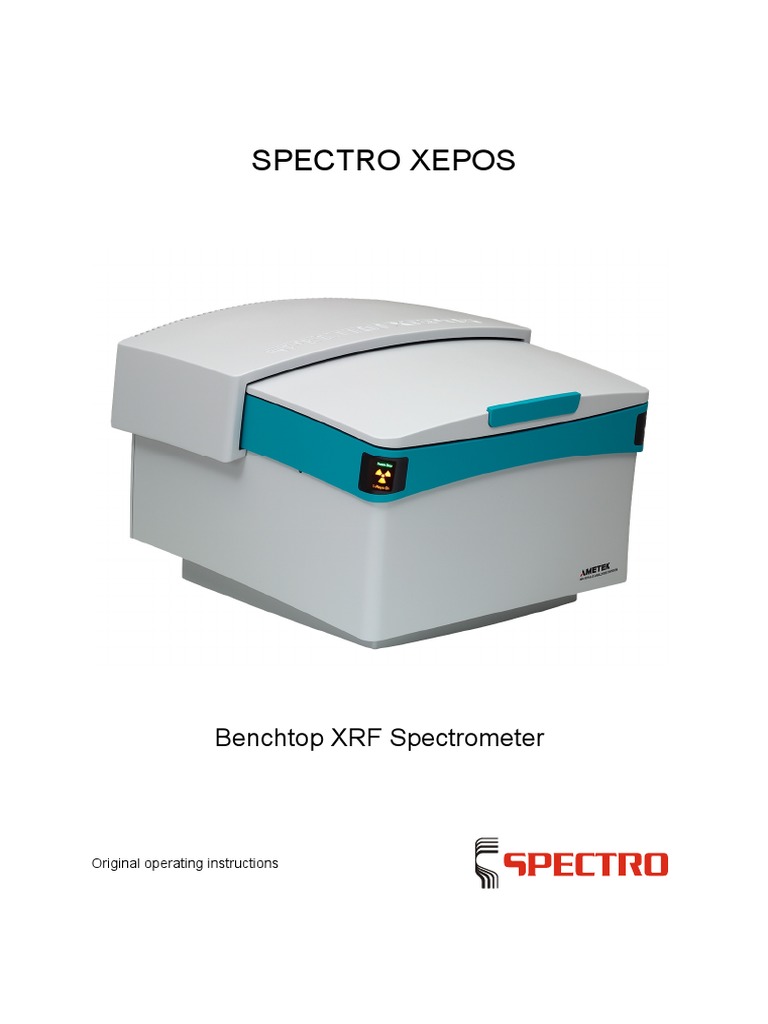 MAintenance Manual of Spectro Xepos 05 PDF Vacuum Tube Safety
