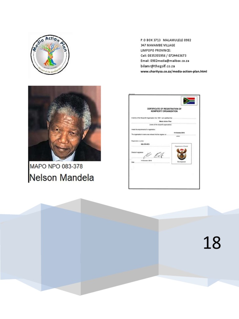 Nelson Mandela Story by (Media Action Plan - Org) | PDF | Nelson Mandela |  Apartheid, image size:768x1024