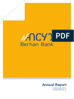 Berhan Bank Annual Report Highlights 2020/21