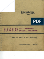 Manual Gardner 6LX 6LXB Engine Spare Parts