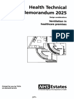 HTM 2025 2 (New) Ventilation in Hospitals