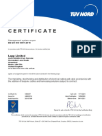 ISO Certificate of LAPP